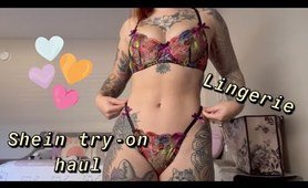 underwear try on haul | Shein