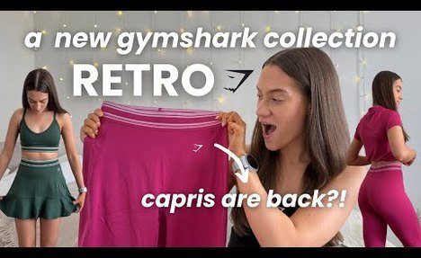 NEW GYMSHARK RETRO COLLECTION TRY ON HAUL & HONEST vlog