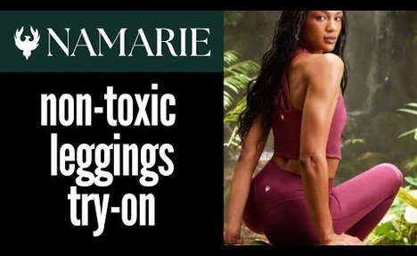 *No* Polyester-Namarie *REVIEW* Non-Toxic leggings Try-On:Clean, Organic, fitness product for women