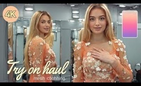 transparent try on haul | natural micro transparent lingerie &  swimwear try on haul