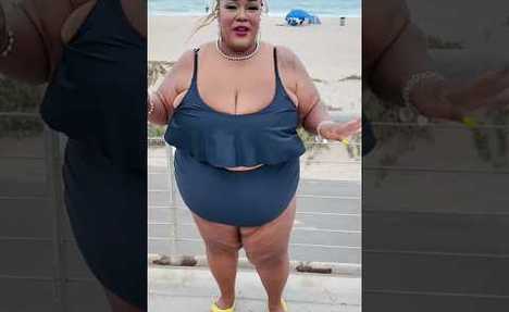 PLUS SIZE TRY ON HAUL OF THIS SWIM SUIT #divateetee #plussizefashion #plussizeswimwear #swimwear