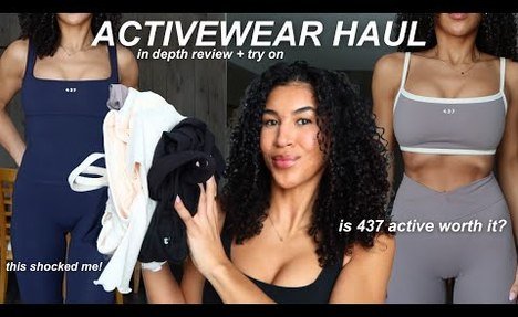 large Activewear Haul: 437 Activewear review + Try On Haul