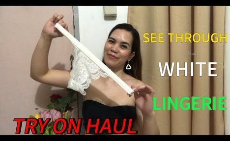 SEE THROUGH WHITE LINGERIE Try On Haul | Ms Madzz