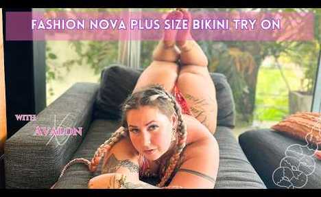 Plus Size  monokini Try-On Haul