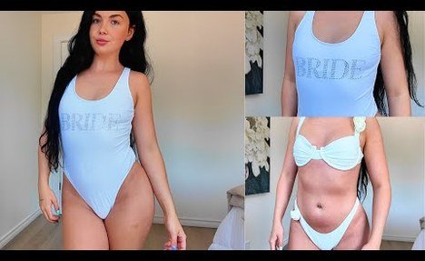 Bridal  bathing suit TRY ON HAUL!!!!