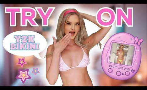 SHEIN Y2K  thong bikini Try On