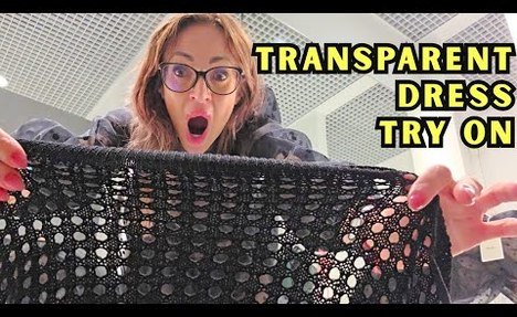 4K Transparent Try-On Haul | Sheer Dress, Mesh & See Thru Outfits #fashion #seethroughdress #sheer