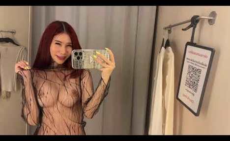 See Through Transparent Lingerie try on Haul No Bra