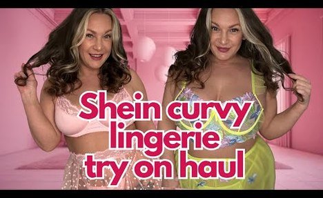 SHEIN CURVY LINGERIE TRY ON HAUL