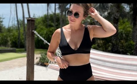 AMANDA HEARST, Super Micro  string bikini Try on Haul 2025 Swimsuit  beachwear, Swimsuit High Waist Bikinis