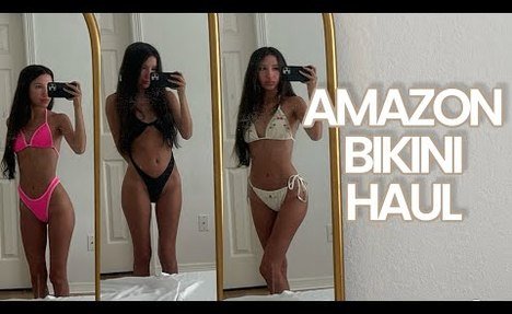 AMAZON  two-piece swimsuit TRY-ON HAUL
