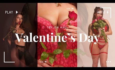 Valentine&rsquo;s Day *SEXY*  Lingerie Try on Haul