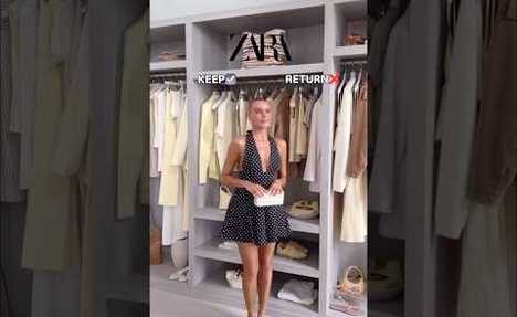 New ZARA Try-On #zarahaul #keeporreturn #zaraoutfit #fashionhaul #tryonhaul -Cr: perriesian✨