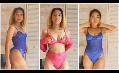 HOT LINGERIE TRY ON HAUL