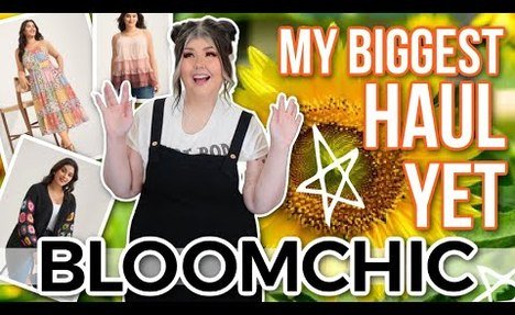 My Biggest BLOOMCHIC Haul Yet! Summer Try On Haul Plus Size Mid Size