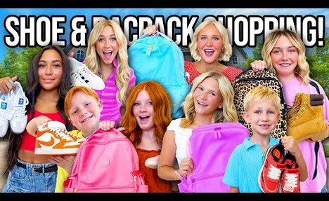 BACKPACK and SHOES SHOPPiNG for 9 KiDS!! | BACK TO SCHOOL 2025!