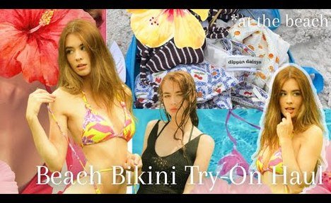 bathing suit TRY-ON HAUL AT THE BEACH