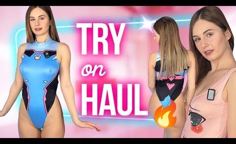 [4K] See-through lingerie try-on haul with Emilia #transparenthaul #tryonhaul2025 #lingerie