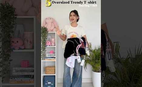 5 Oversized T-shirts Haul