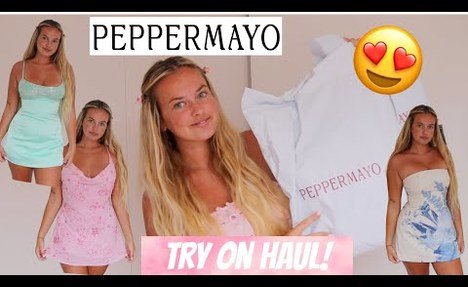 TRY ON HAUL TESTING PEPPERMAYO *wow*