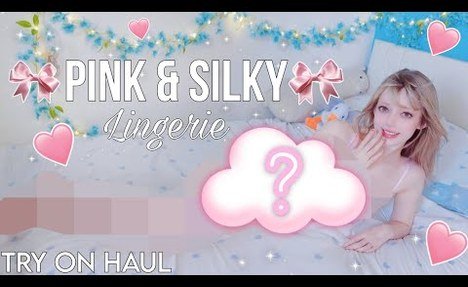 PINK & SILKY LINGERIE *try on haul*