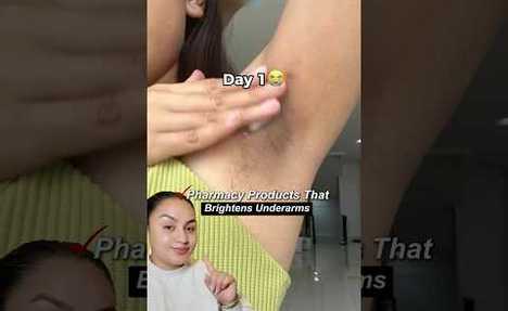 Pharmacy creams to Brighten Dark Underarm #facedecor #darkunderarms #underams