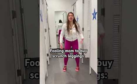 How to FOOL mom to buy you SCRUNCH butt sports. #shorts