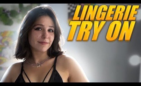 Lingerie Try-On Haul | Milana in Classic ebony