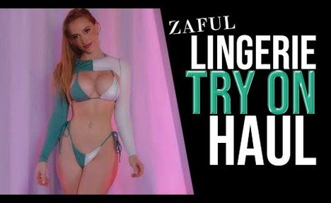 Zaful Lingerie  swim set Try On Haul! | Scarlet Chase