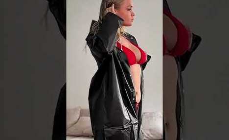 4K  See Through Transparent Lingerie & micro  bathing suit Try On Haul #fashion #blonde #asmrcleaning