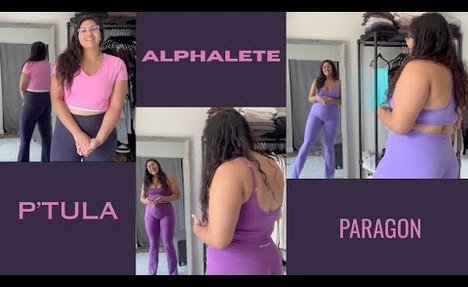 P'TULA, ALPHALETE, PARAGON- HONEST ACTIVEWEAR TRY ON REVIEW- SIZES XL-XXL