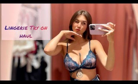 [4K] Lingerie Try on Haul | Bra Try on Fitting Room