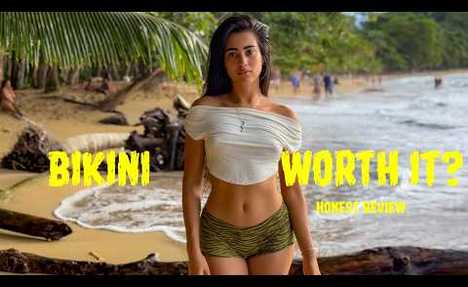 Bobbie & Jenie Crochet  swimwear Try-On & video review | Indah Clothing