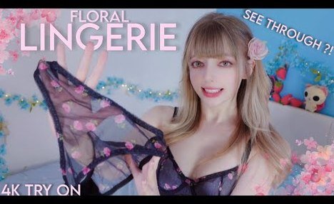 FLORAL LINGERIE | TRY ON HAUL !