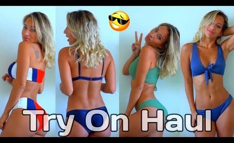 USA SummerHot  monokini Try On Haul | Trendy Beach Styles