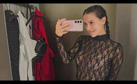 Transparent items Try On Haul At The Mall