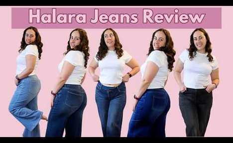 Halara Wide Leg Jeans Try-On Haul | The Best Jeans for Curves!