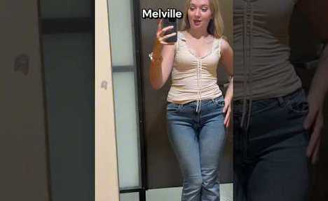 Realistic trying on Brandy Melville!