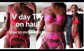 Valintine's Day lingerie Try on Haul and How To Spice It Up