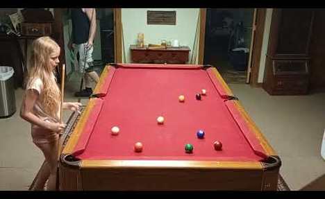 Ali and I play pool Jun, 13, 24