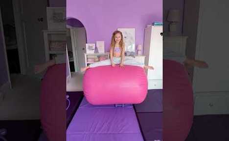 Turning my daughter&lsquo;s bedroom into gymnastics training room #jonathanjoly #shorts #gymnast ￼