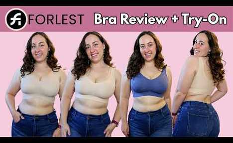 FORLEST Wireless Bra Try-On Haul + Review | New Arrivals Summer 2025