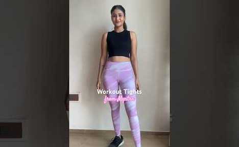 MUST HAVE workout tights from Myntra