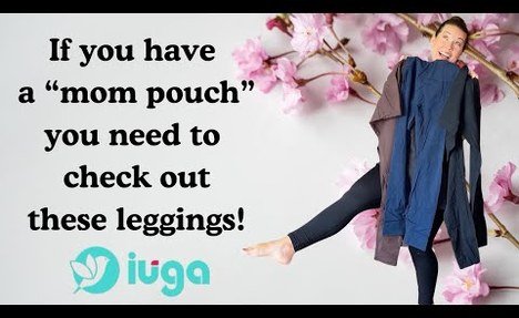 IUGA Leggings Haul and Try On | Great Shapewear Legging for Controlling the "Mom Pouch"