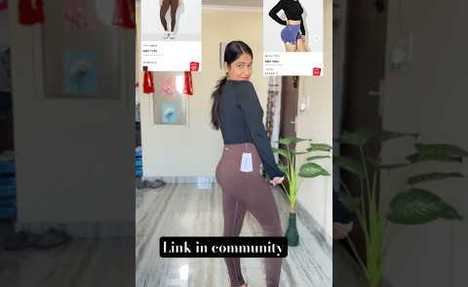 Savana Gym wear Tryon haul #savanah #savana #ytshorts