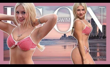 Swim Icon Audrey |  monokini try-on haul #swimsuit