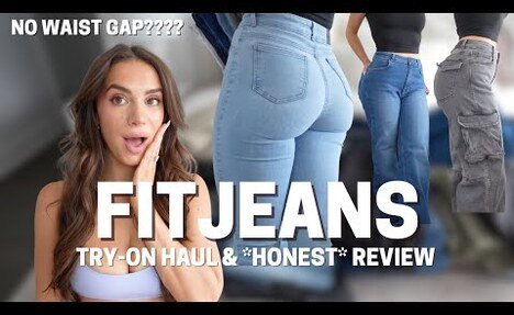 NO WAIST GAP JEANS?!?! | Fitjeans try-on haul & review, designed for gym chicks, 30% OFF SUMMER SALE