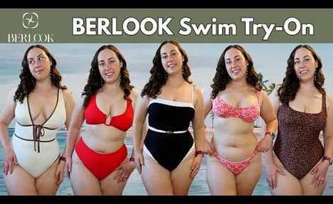 Midsize Swimsuit Try-On Haul + vlog | BERLOOK Swimwear Haul
