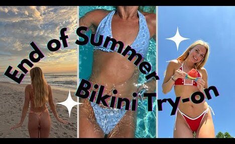 ☀️ End of Summer  swim set Try-On Haul 2025!