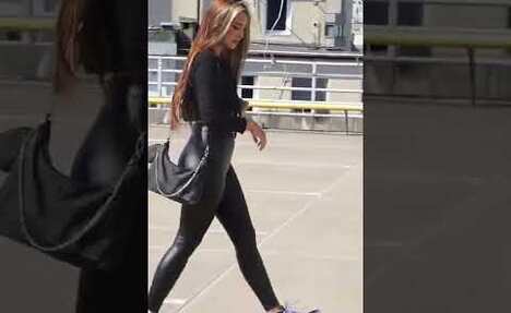 Leather Look  - Leather Pants - PVC, Leather, Faux Leather tights, Latex yoga pants - Lookbook